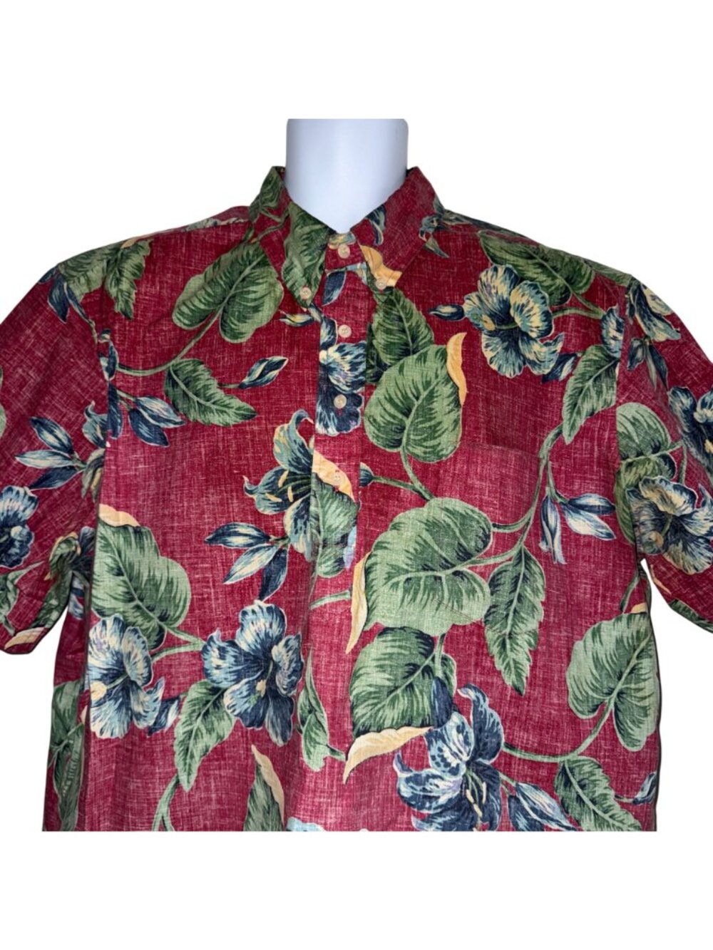 VTG Reyn Spooner Shirt Mens S Thick Colorful Floral Plumeria Hawaiian Aloha - Picture 2 of 7